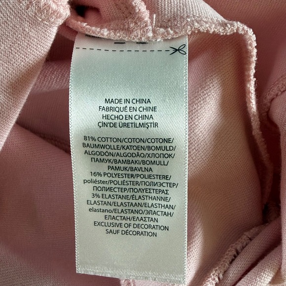 Polo Ralph Lauren Flutter Sleeve Dress Girls Large (12/14) Pink Pullover Casual - Picture 9 of 10